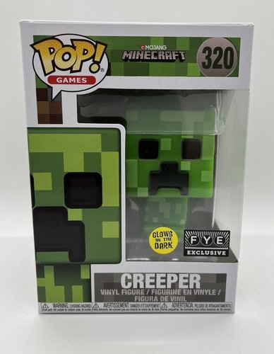 Funko POP Minecraft Glow in The Dark Creeper 320 FYE Exclusive GITD - Picture 2 of 7
