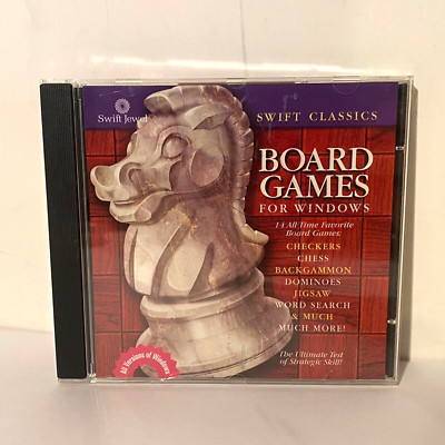 Board Games for Windows CD-ROM PC Game  1998 Win 3.1 95 98 VTG *BUY 2 GET 1 FREE