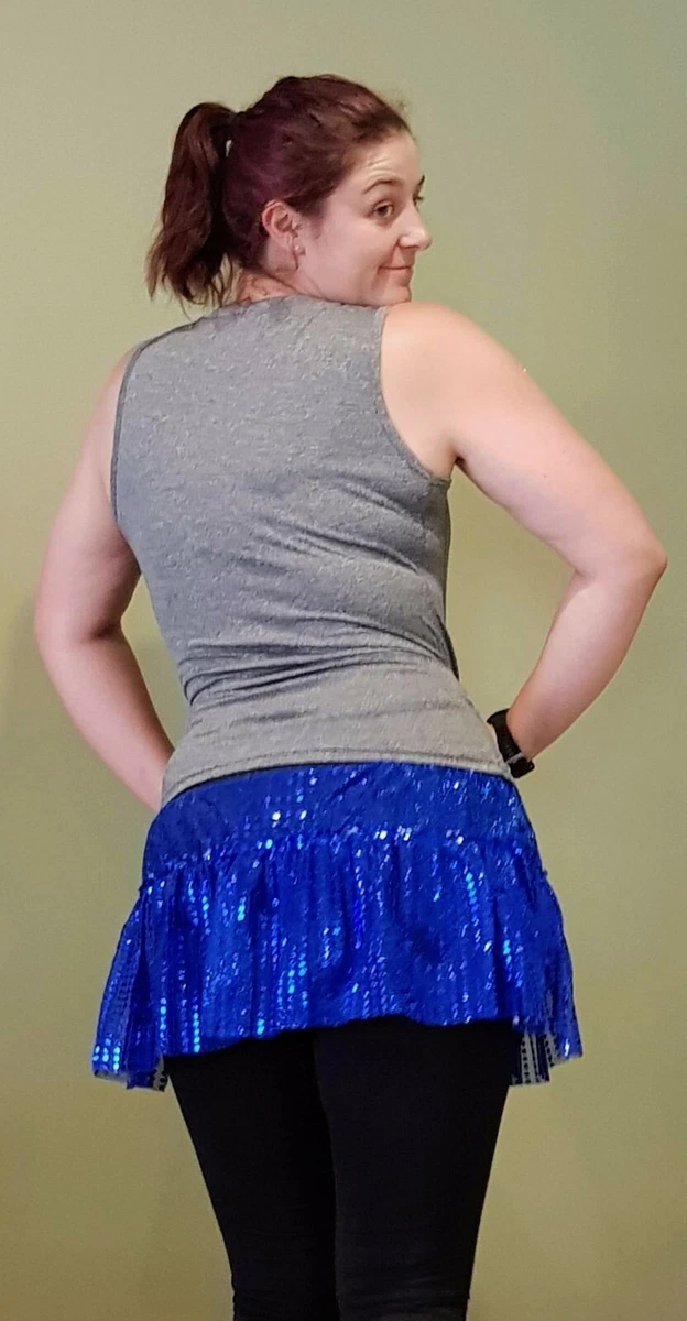 Sequin top running skirt