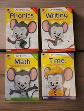 4- ABC Mouse 80 Page Workbooks Educational With Stickers By Bendon Ages 5-8