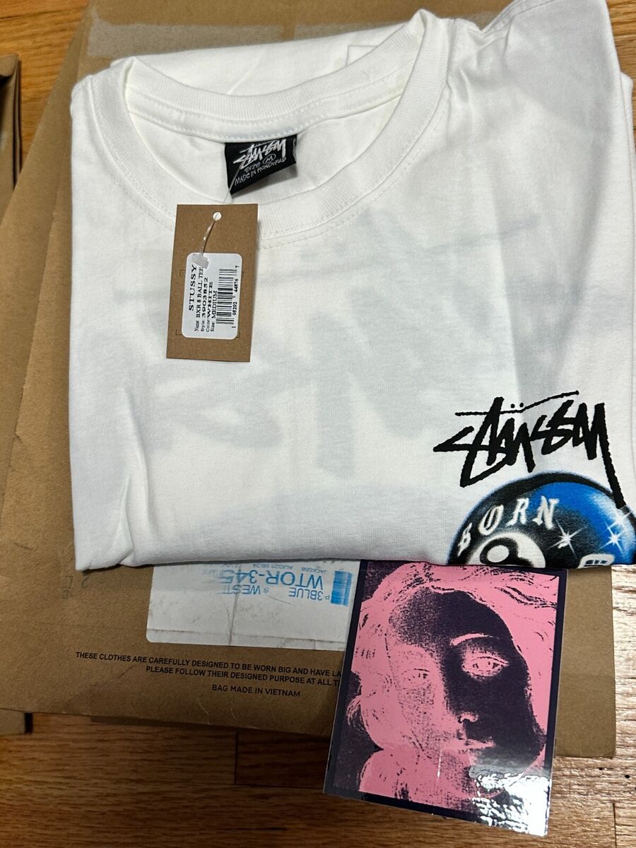 Stussy Born X Raised 8 Ball Tee Size - M - BRAND NEW W/TAGs Stussy Born X Raised 8 Ball Tee Size - M - BRAND NEW W/TAGs