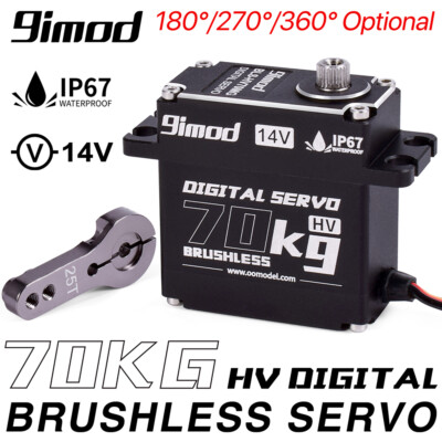 9imod BLS-HV70MG 70KG Digital Waterproof Servo 180°270°360° for 1/10 RC Car