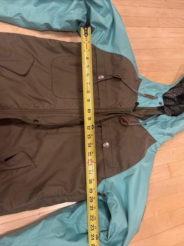 SAGA Outerwear Jacket Ski Snowboard Winter Outdoor Mens Turquoise Olive Sz Small - Picture 15 of 15