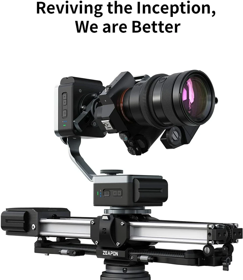 Zeapon PONS PT Motorized Pan Head 2-axis Gimbal Stabilizer for Cameras Slider - Image 2 of 4