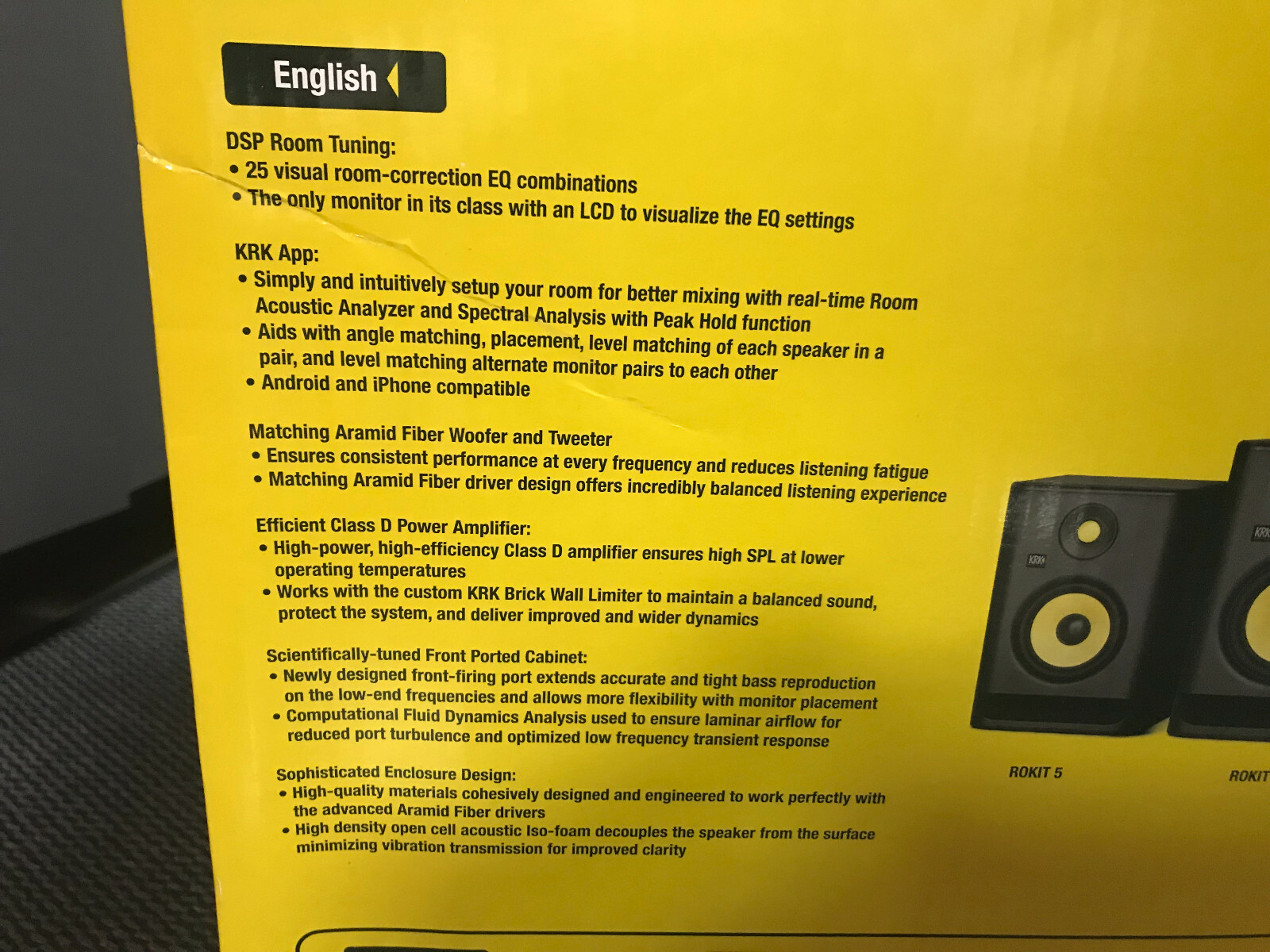 krk rokit 6 frequency range