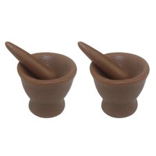 1/12 Set di mortaio e pestello per casa delle bambole Utensili da cucina Macina