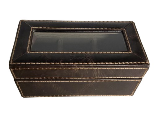 FOSSIL Genuine Leather Valet Jewelry 
