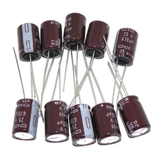 10pcs 25v470uF Electrolytic Capacitors high quality 470mfd 25V KY serie