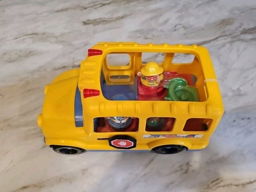 Autobús Little People’s Fisher Price para discapacitados con 3 figuras nuevo sin caja - Imagen 5 de 5