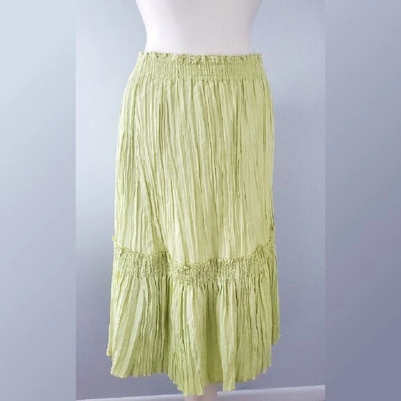Pleated prairie skirt cheap