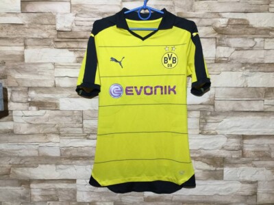 BORUSSIA DORTMUND 2015 2016 HOME FOOTBALL SHIRT SOCCER JERSEY PUMA PLAYER ISSUE