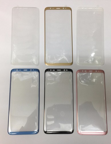3D Full Cover Color Tempered Glass Screen Protector For Samsung Galaxy S8 S8+ - Zdjęcie 4 z 4