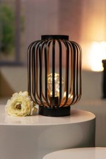Tiziano Lampe Glow schwarz LED + Timer , 24cm...