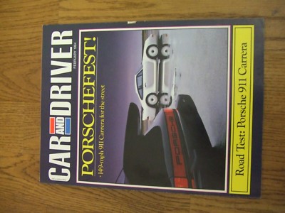Car and Driver Magazine February 1984 Porschefest, Sonderausgabe