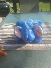 Peanut Royal Blue 15" Beanie Baby..Very Rare. Mint Condition. 1st gen