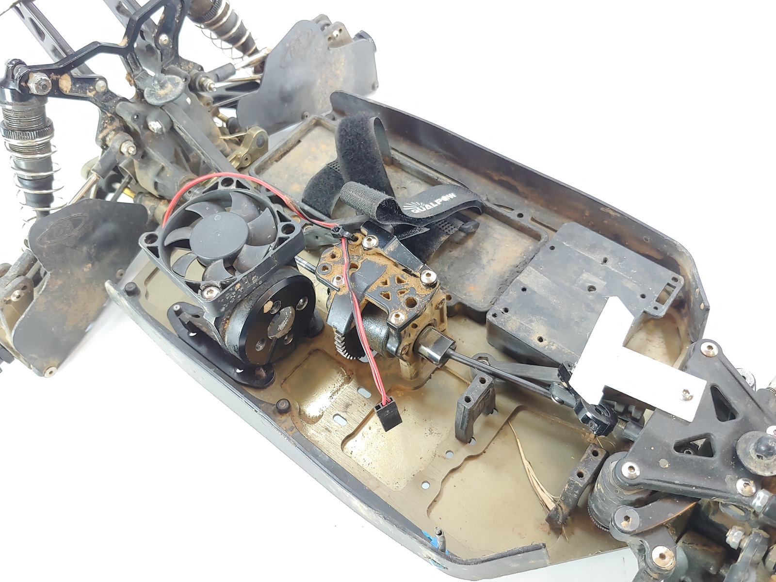 Losi 8B w/ Tekno Electric Conversion 1/8 Electric Buggy Roller Slider Chassis