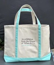 Tiffany & Co LARGE CANVAS Vision & Virtuosity Exposition TOTE/WEEKENDER BAG. NEW