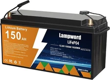 150AH Lithium Batteries 12v 4000+ Deep Cycle 12v Lifepo4 Battery 150A BMS for Rv