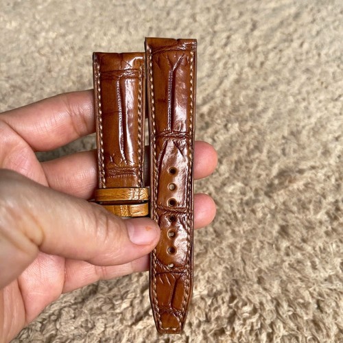 Genuine Leather Skin Watch Strap Band Brown size : 21mm/18mm - Picture 13 of 18