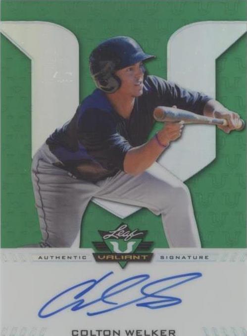 2017 Leaf Valiant Draft - Colton Welker #BA-CW1 - 1 of 1