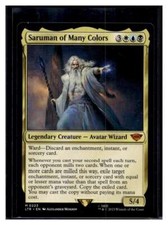 MTG Magic Lord of the Rings 223 Saruman of Many Colors Mythic Rare Qty 
