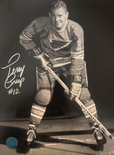 Terry CRISP Signed 8x10 Photo! St Louis BLUES! NHL LEGEND! W/COA