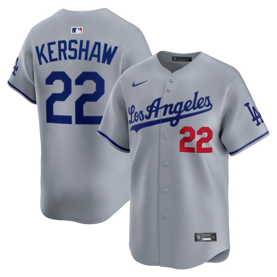 KERSHAW 22 DODGERS ユニフォーム Lサイズ Clayton Kershaw #22 Los Angeles Dodgers 2020 World Series