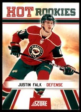 2010-11 Score Justin Falk RC #521