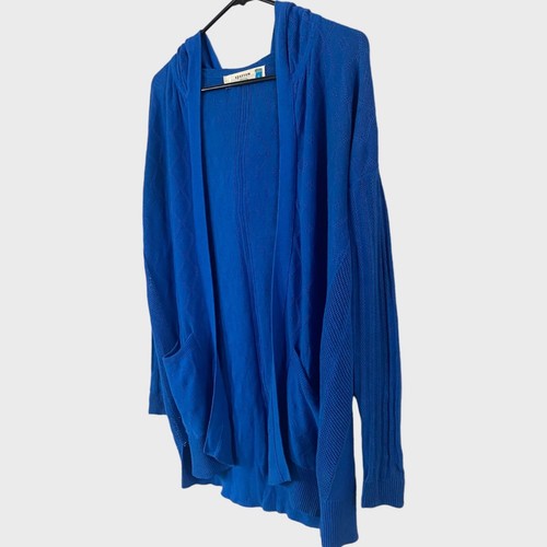 Sparrow By Anthropologie Cardigan Sweater Open Front Drape Linen Women's Small - Picture 2 of 11