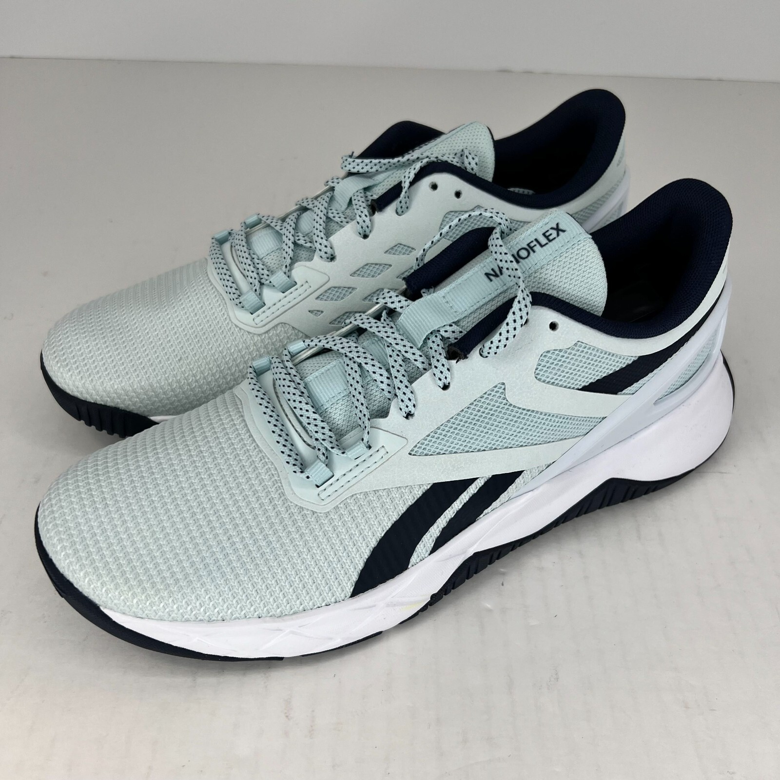 Reebok Womens G58949 Chalk Blue Nanoflex TR Athletic Size 9.5 Trainers Shoes