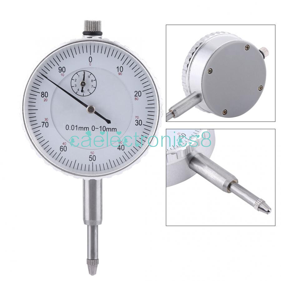 0.01mm High Precision Dial Indicator Gage 0-10mm Outer Measurement Tool