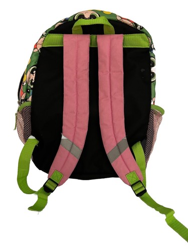 Powerpuff Girls Classic Backpack 16" Side Mesh Pockets Cartoon Network READ - Picture 2 of 18