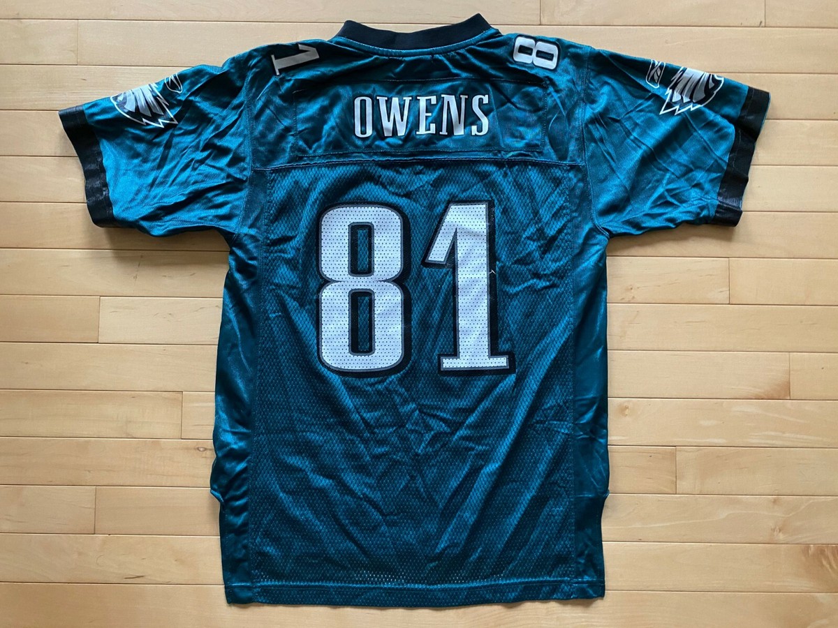 NFL Eagles Terrell Owens 81フットボールシャツ 2XL Philadelphia Eagles Terrell Owens 81 NFL Jersey Youth Reebok NFL