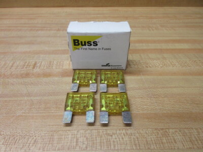 Buss MAX-20 Bussmann Fuse Cross Ref 6AYD8 (Pack of 4)