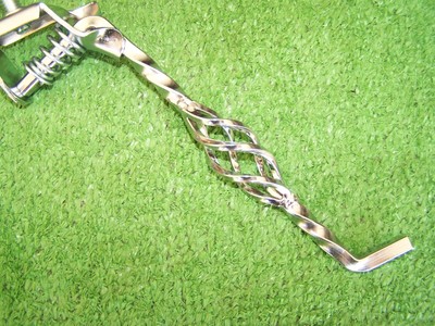 Bicycle Cage Twisted Kickstand Center 8/" Chrome Lowrider Cruiser BMX Bike 183577