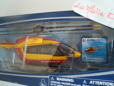 HÉLICOPTÈRE EUROCOPTER EC145 SECURITE CIVILE - 1/43 NEW RAY