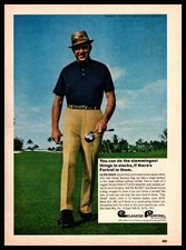 1967 Sam Snead Pro Golfer Glen Oaks Slacks Celanese Fortrel Vintage Print Ad