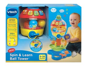 spin and learn ball tower