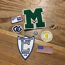 Lot Of Various Vintage Patches Sports, Animal, Retro Etc