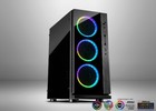 Inter-TechW-III RGB Case | ATX |  Fernbedienung | Glas | USB 3.0 | NEU