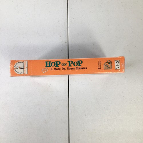 Dr Seuss - Hop On Pop/Oh Say Can You Say (VHS, 1992) NEW SEALED. Vintage Rare - Picture 3 of 5