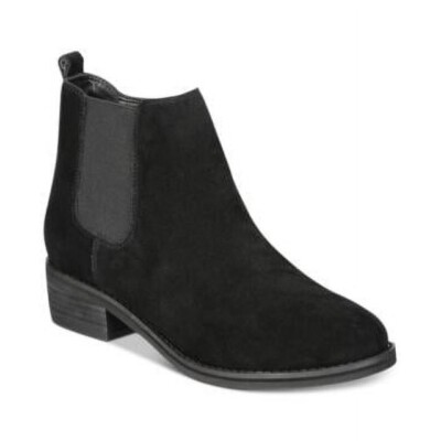 Aqua College Lori Waterproof Booties Black Suede Size 9.5M