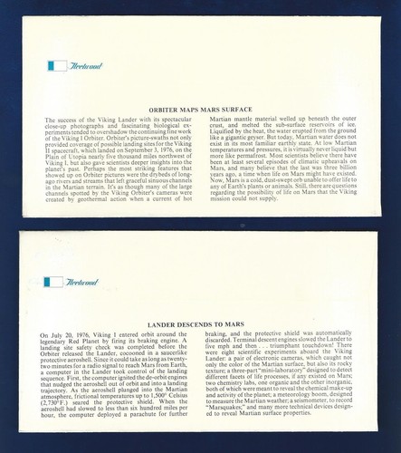 X21 #1759 1 F.D.C.s 1978 Fleetwood, misiones vikingas en Marte - Imagen 2 de 2