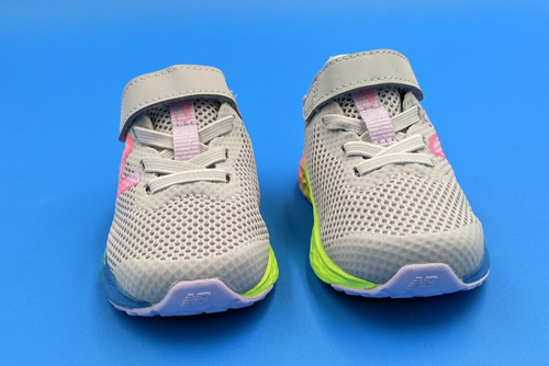 New Balance Fresh Foam Arishi v4 Bungee Lace Grey Purple Infant Size 5 - 第 7/16 張圖片