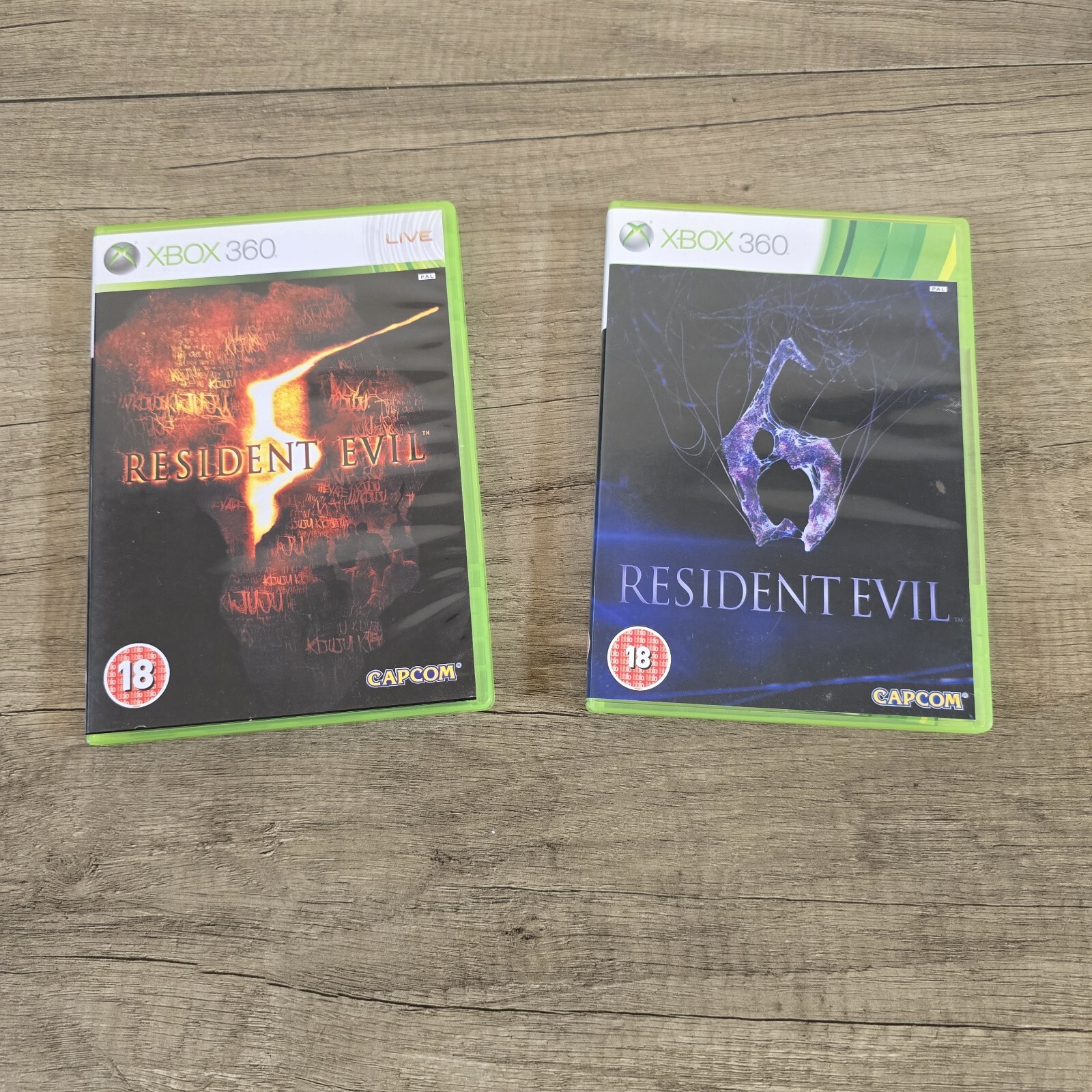 Resident Evil 5 + 6 (Xbox 360) Adventure Survival Horror
