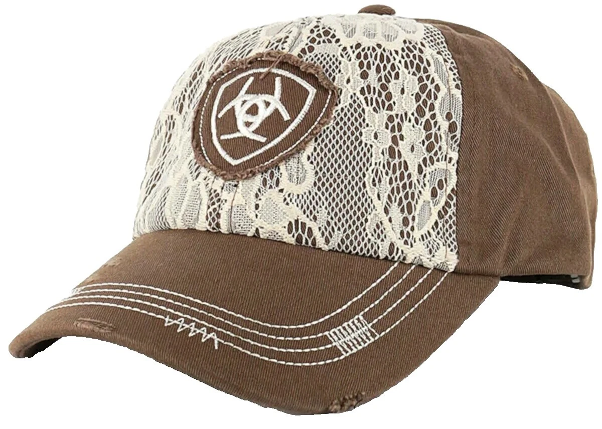 Bonés de beisebol Marrom de mistura de Algodão para mulheres