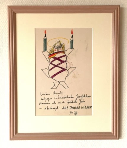 Horst Janssen, Hamburg, Oldenburg, letter to Hans Brockstedt, Palatinate, Wine Route.