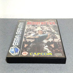 RESIDENT EVIL game SEGA SATURN DISC + WORKING PAL CASE