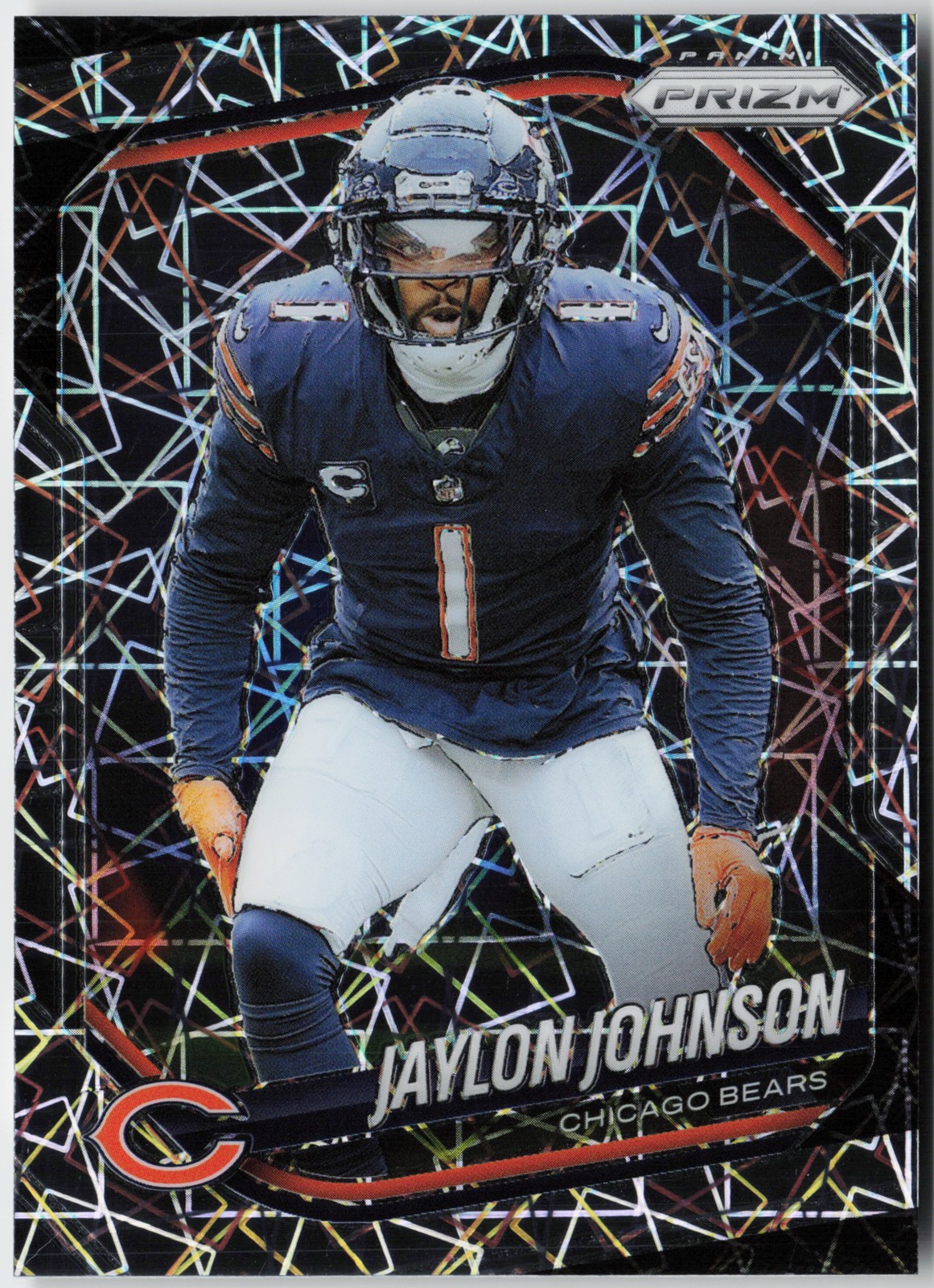 2025 Panini Prizm #44 Jaylon Johnson Lazer