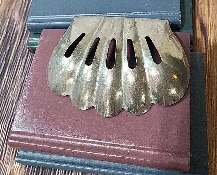 Старинный настенный винтажный викторианский держатель для мыла в стиле ар-деко оборудование для ванной - Изображение 2 из 4